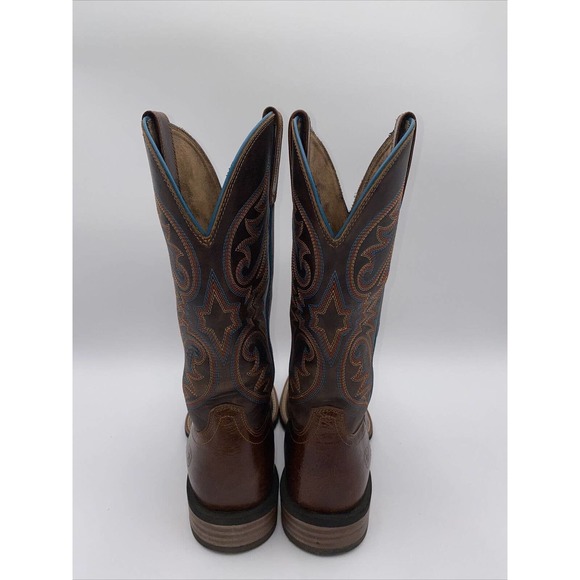 MEN'S Ariat Ricochet Western Boot Brown Size 9D - Picture 4 of 8